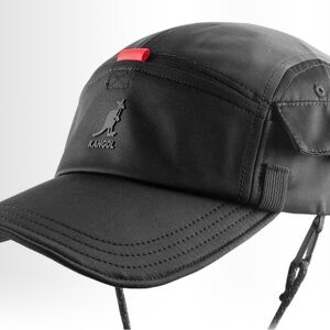 Kangol 5 panel Hat with 3 Velcro pockets